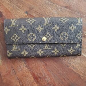 Louis Vuitton Dark Brown Monogram Clutch